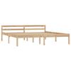 Solid Wood Bed Frame Pine 160 X 200 Cm