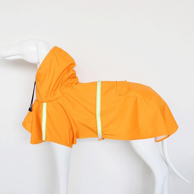 Waterproof Dog Raincoat Large Breeds Golden Retriever Border Collie Corgi Reflective Outdoor Pet Coat