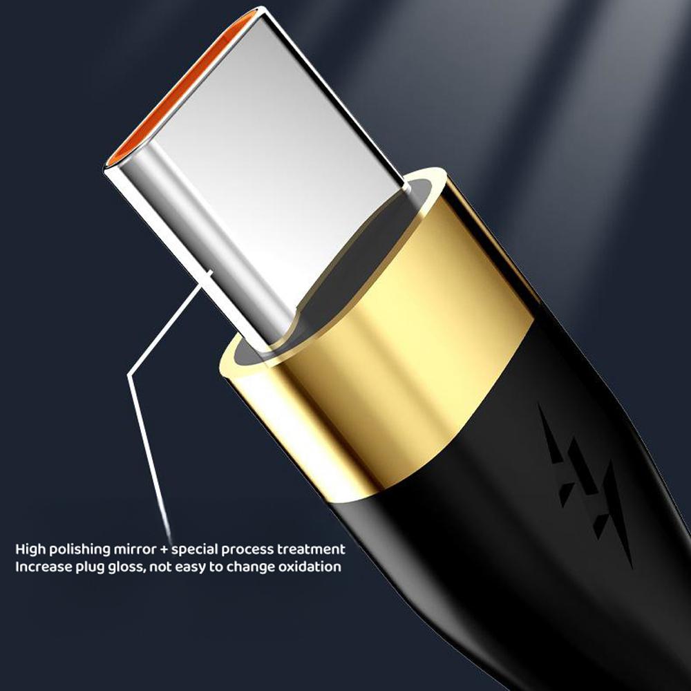 120W 6A PD Type C Fast Charging Cable Type C To Type C Cable For Samsung POCO USB Type C Phones Cable Accessories