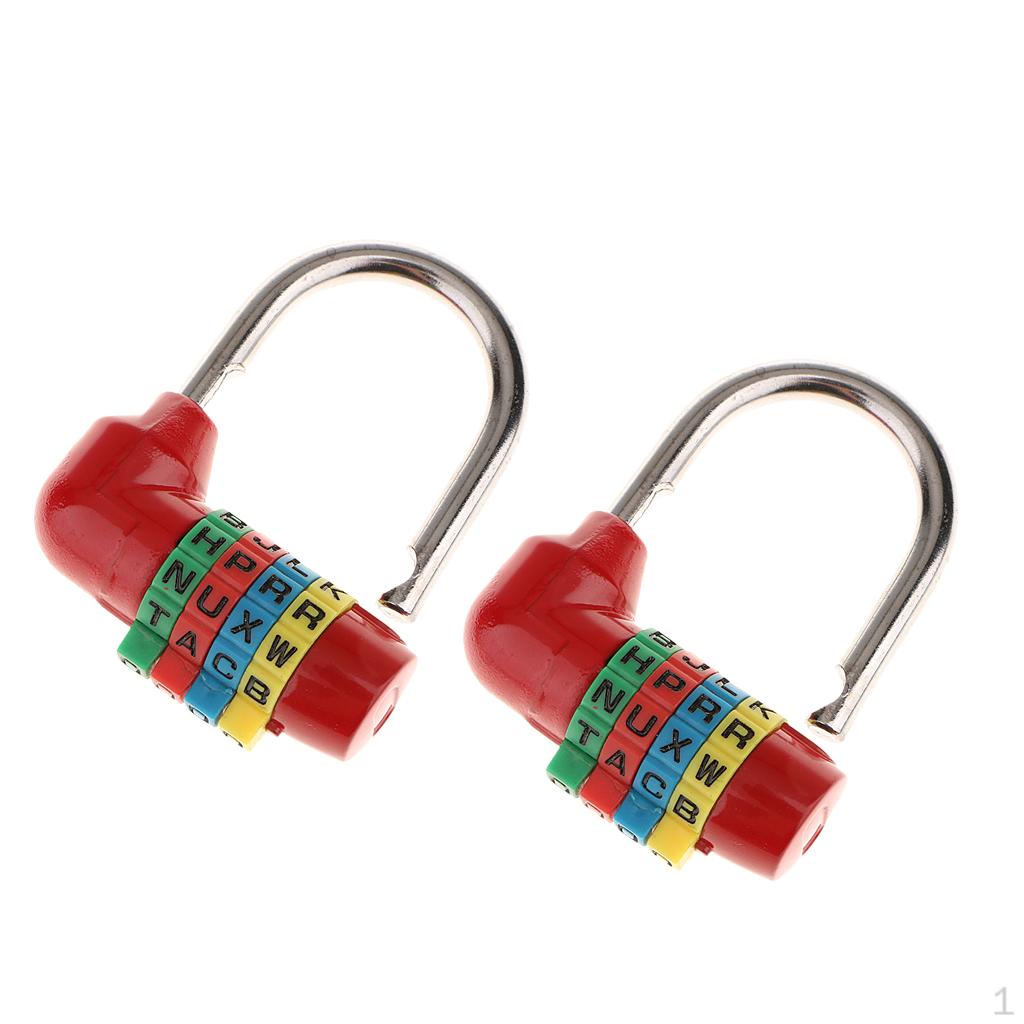 

2 Letter Combination Lock Password Sturdy Padlock for