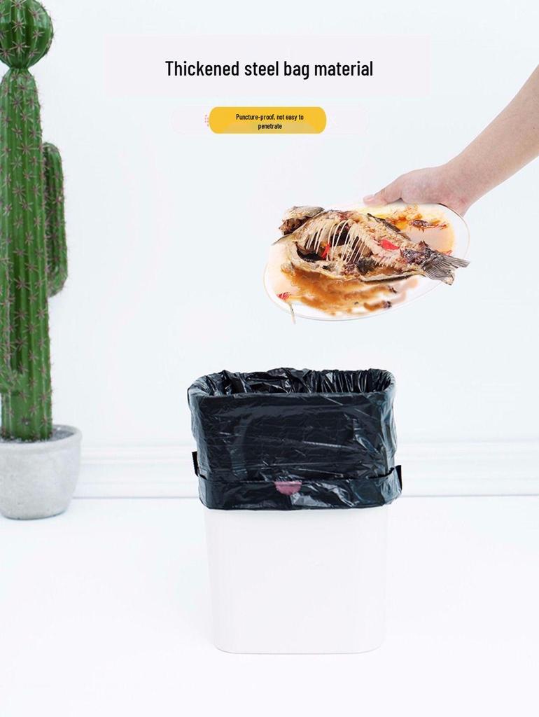 Pinshang Thickened Point-Break Drawstring Office & Dormitory Trash Bags