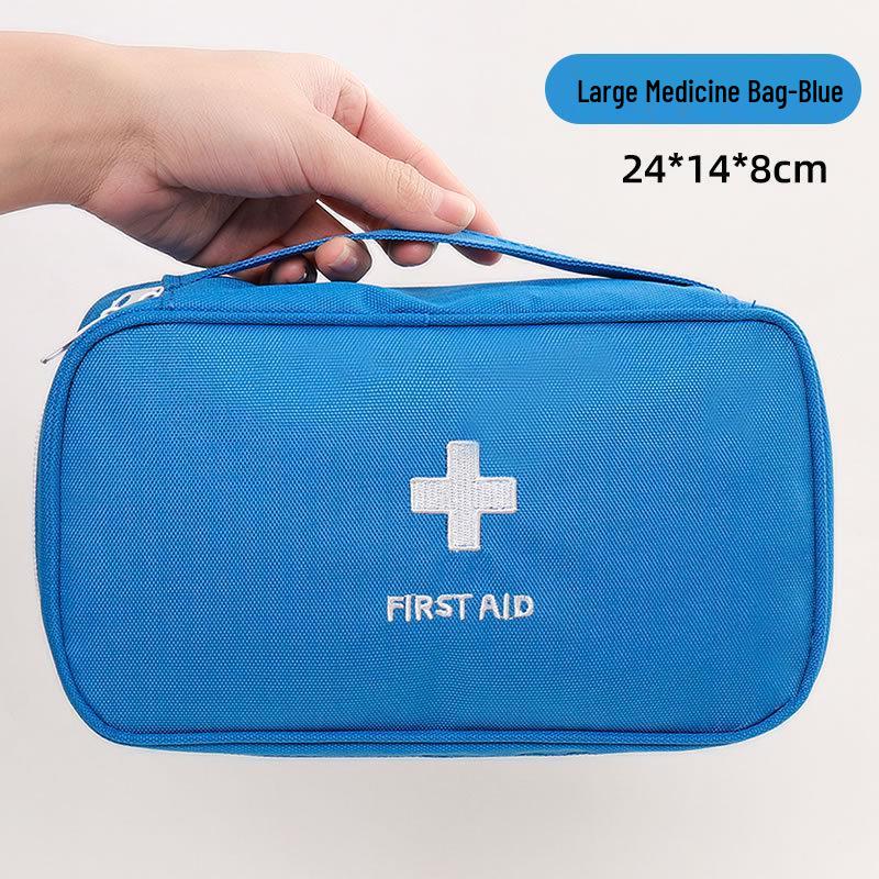 

Portable First Aid & Medicine Storage Bag for Students and Travel синий