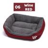 Square Comfortable Double Sided Available Large Pet Dog Sofa Bed  19 Colors Picture Memory Foam Pet Bed Solid Stocked