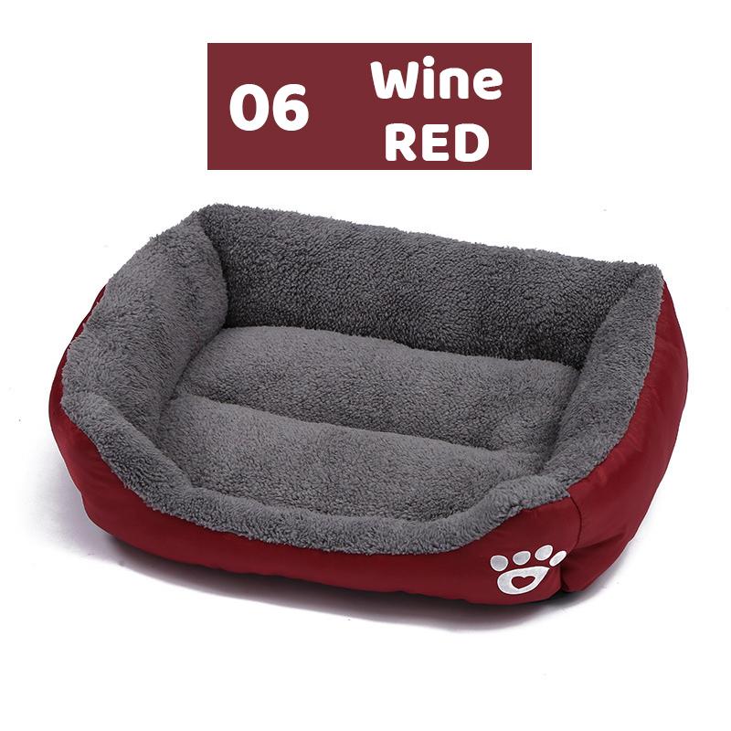 Square Comfortable Double Sided Available Large Pet Dog Sofa Bed 19 Colors Picture Memory Foam Pet Bed Solid Stocked