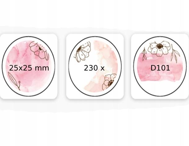 Niimbot Labels Stickers For D101 25*25Mm 230X Pink
