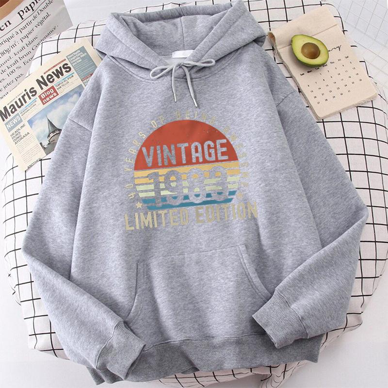 (Unisex Hoodie)New Made In 1973 50 Years Of Perfection Print Hoodies Women Spring Autumn Fashion Pullovers