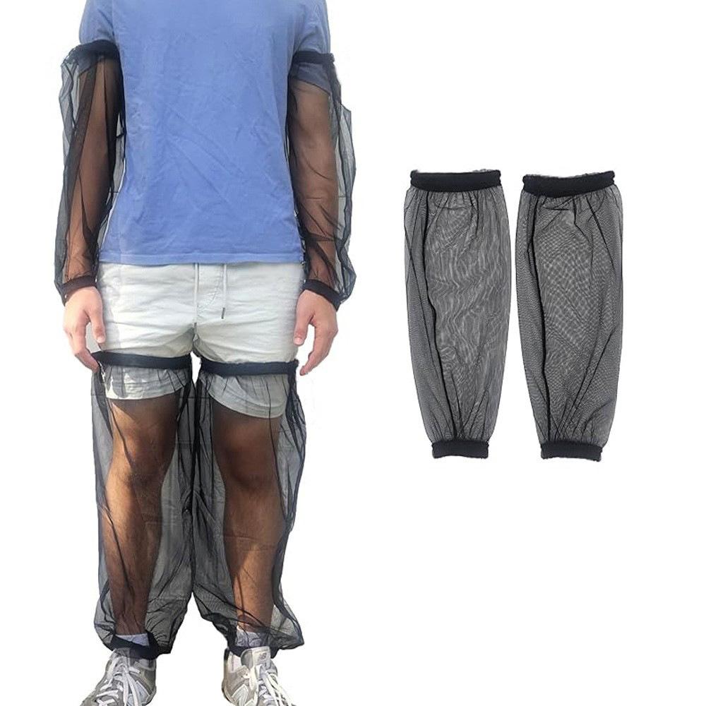 Breathable Mosquito Arm Sleeves & Leg Sleeves, Mesh Lightweight Insect-Proof Cover, Outdoor Camping Fishing Accessories