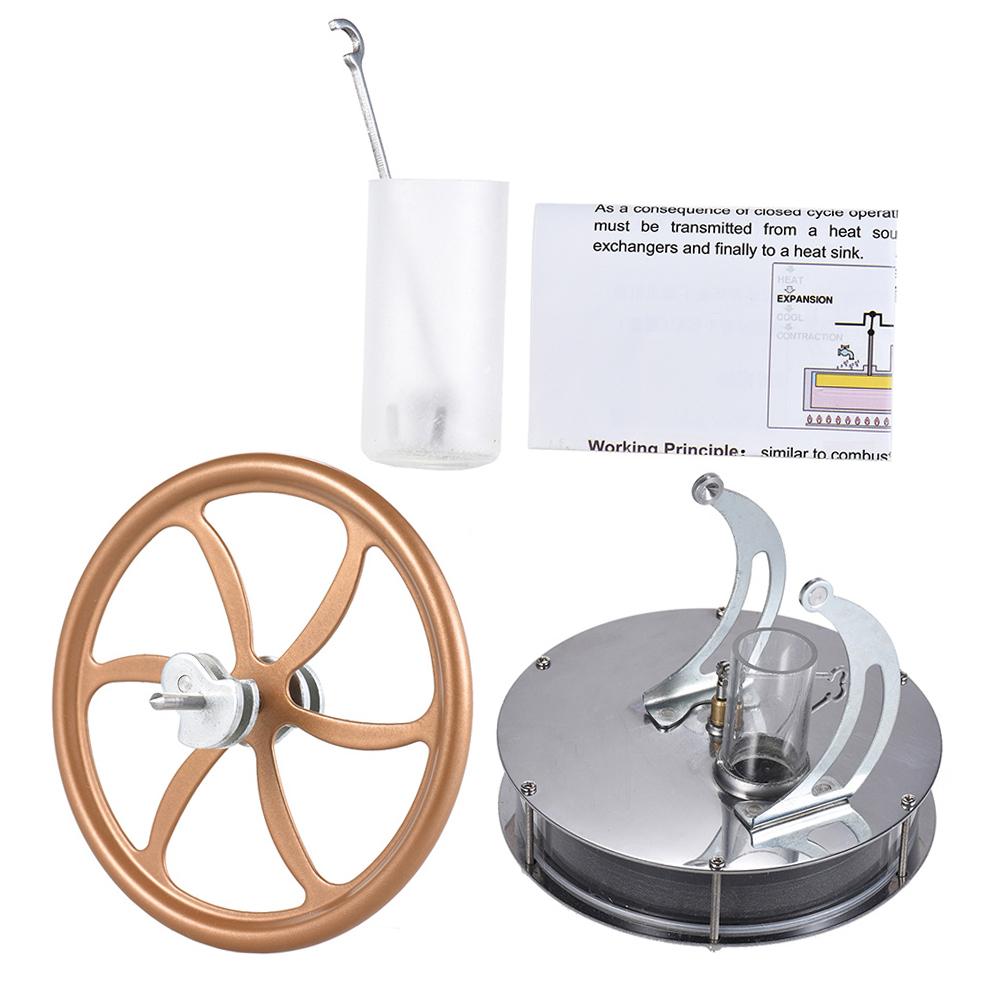Low Temperature Stirling Engine Low Temperature Stirling Engine Motor Model Heat Steam Education  DIY Kit Stirling Engine kit