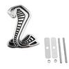 3D Metal Cobra Logo Sticker Car Front Grille Badge Body Fender Rear Trunk Emblem Decal Decor Accessories