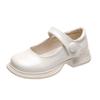 Girls Princess Shoes 2025 New Fashion Foreign Soft-soled Small Leather Shoes Korean Version of Medium and Large Children's Single Internet Celebrity