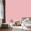 Checkerboard Wallpaper Coral, Subtle Detail for Living Room and Bedroom 50x1000