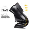 Black 6CM Elevator Dress Shoes for Men Business Formal Lace Up Oxfords Wedding Shoes Comfort Invisible Height Increasing Sneaker