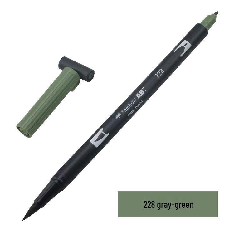 Tombow ABT Warm Color Double-Ended Watercolor Brush Pen for Students