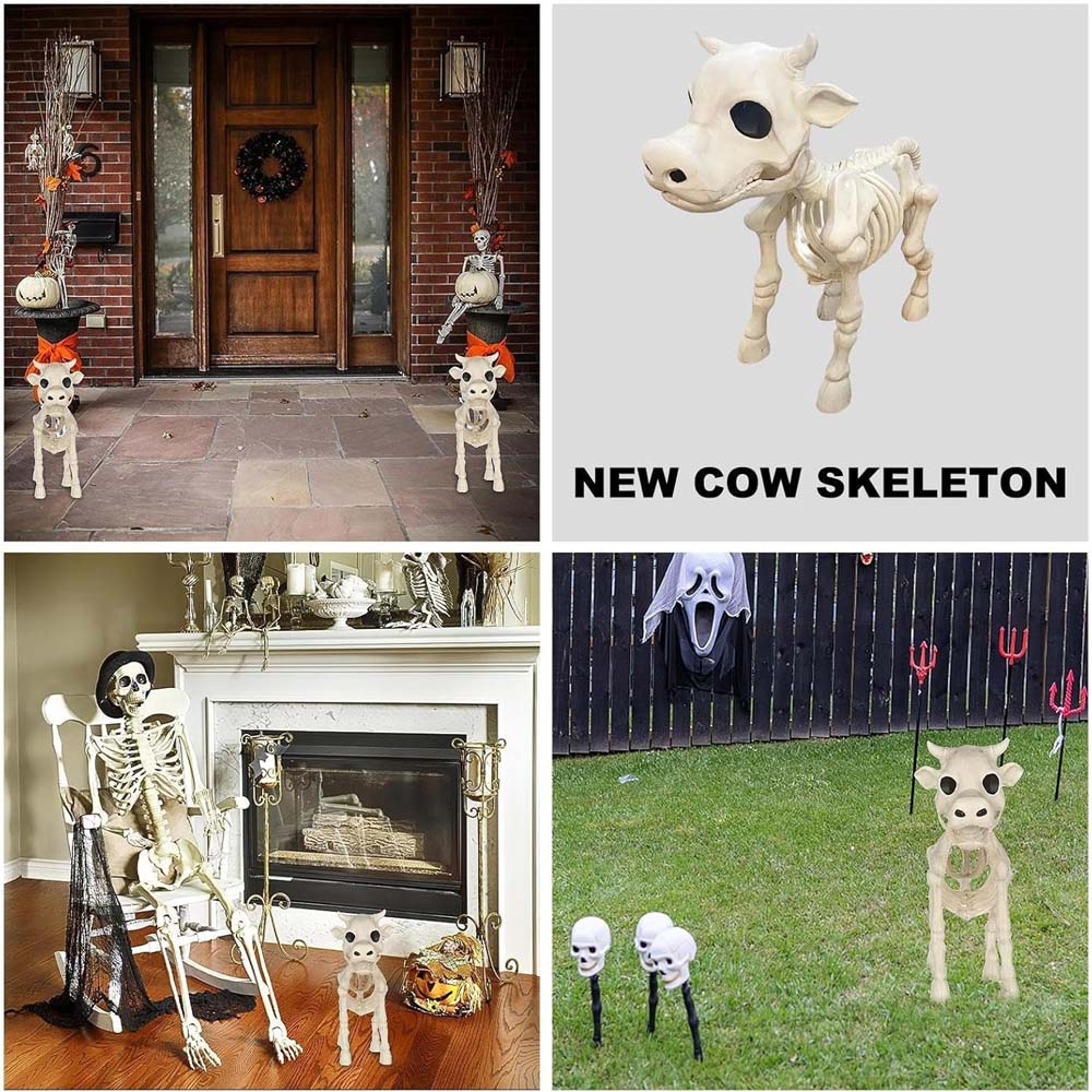 Animal Skeleton Horse Skull Cow Skeleton Prop Party Decorations Bone Ornaments