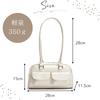 Harujio Mini Boston Tasche für Damen, Kleine Boston Tasche, Mini Tragetasche, Horizontale Tasche, Mini Boston Umhängetasche, Tragetasche, Horizontale Umhängetasche,