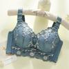 Embroidered Bra for Women Gathering and Collecting Accessory Bras Adjustable Bra Without Steel Rings