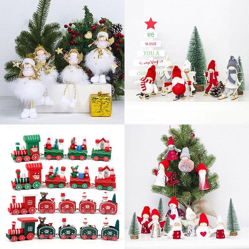 Enchanting Xmas Wooden Train Ornament For Kids Christmas Tree Decoration Delight