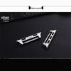 Universal Black Strap for Apple Watch Series 1-7 with Buckle & Spring Bar Connector