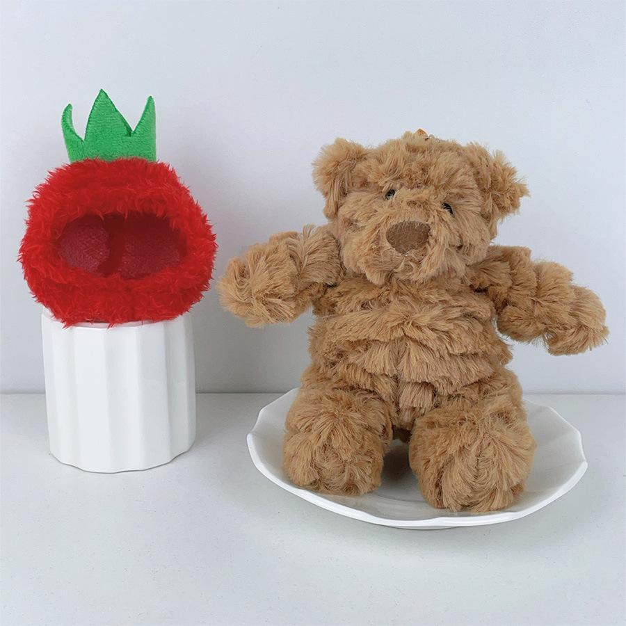 Cute Cute Basai Bear Pendant Plush Toy Doll Bear Bag Hanging Decoration Keychain Doll Doll