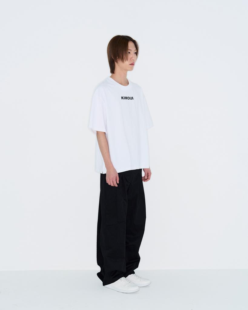 Kimoui Logo Print T-Shirt (White)