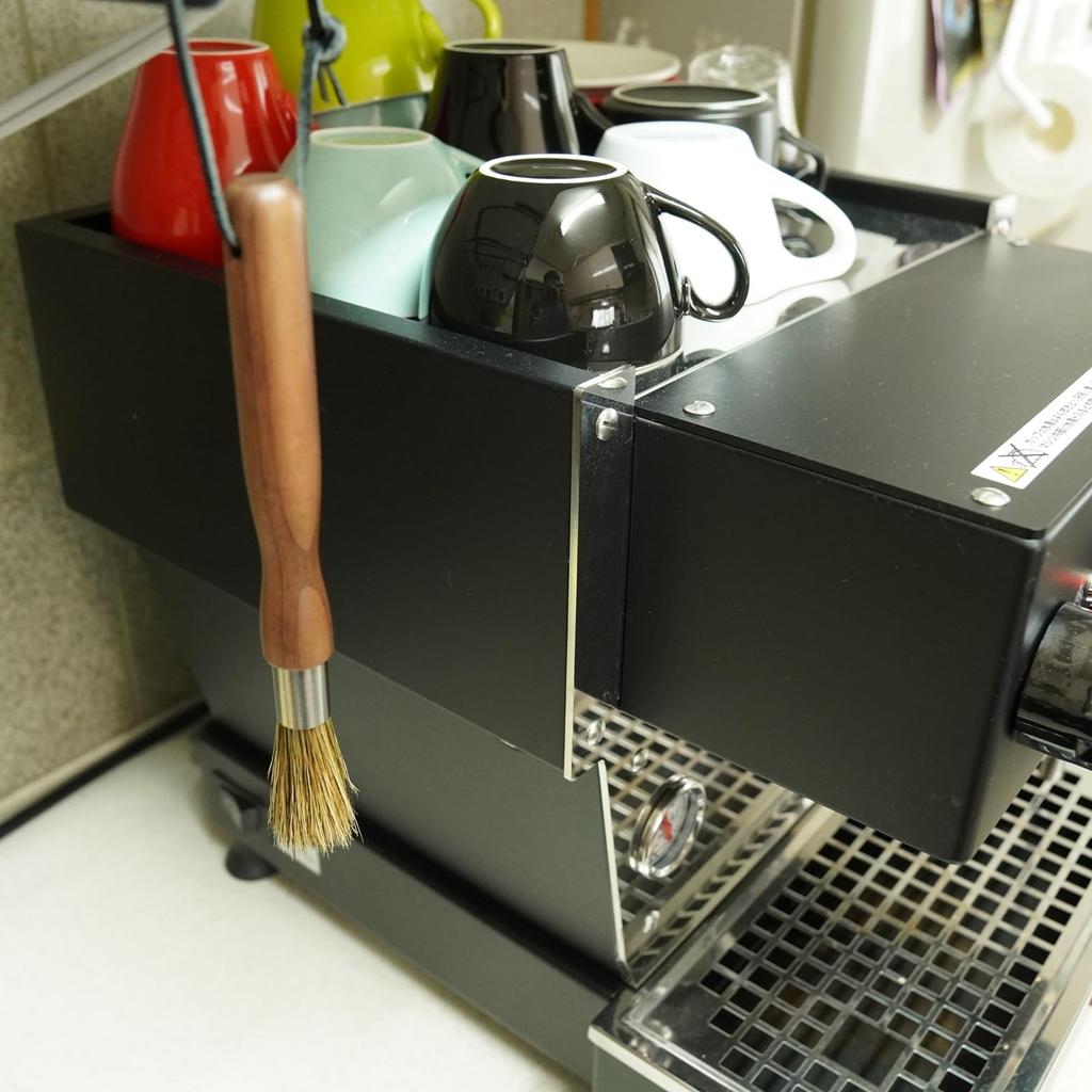 FUN COFFEE Espresso Brush, Coffee Grinder Brush, Cleaning Brush, Coffee Brush, Grinder Brush, Cleaning Brush, Wooden Cleaning Tool