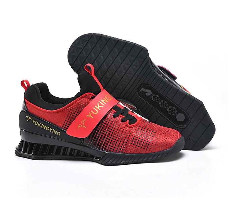 2025 Men's Feather Light Weightlifting Shoes: 5th Gen, Breathable, Comprehensive Squat Training Footwear