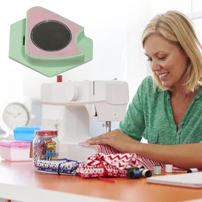 Sewing Magnetic Seam Guide Multifunctional Seam Guide Hemmer Guide with Scale General Sewing Supplies for Fabric Polygonal Seam