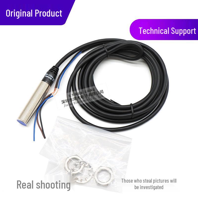 Autonics PRDL12-4DN M12 NPN NO Proximity Sensor, Three-wire DC