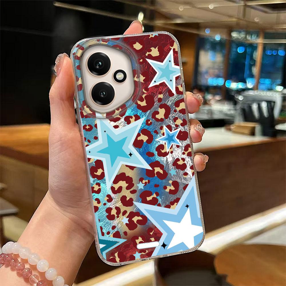 Wave Stripe Leopard Fashion Phone Case for Honor 400 200 90 Smart Pro Magic7 6 70 Lite X9a X9c X9b X8b X8a X8c X7c X7b X6c Cover