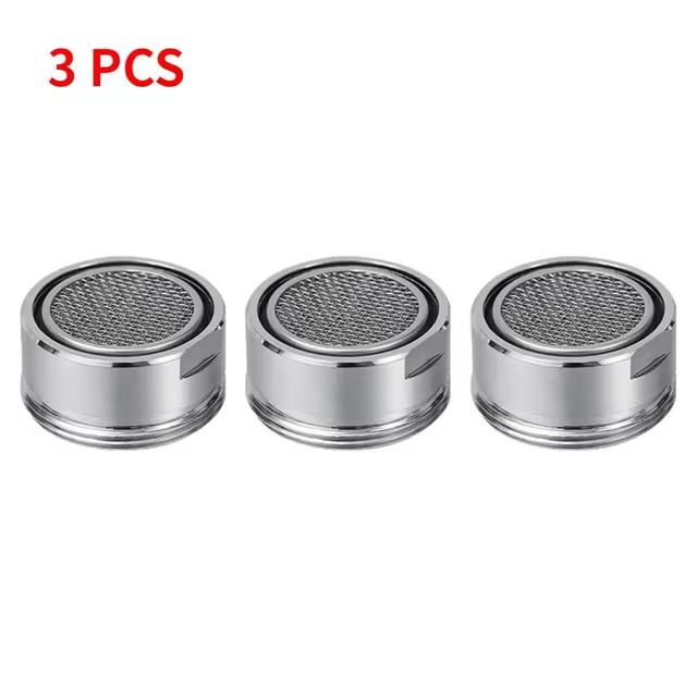 24mm Thread Bathroom Kitchen Sink Faucet Aerator Faucet Aerator Replaceable Filter Mixing Nozzle Splash Proof Filter Screen