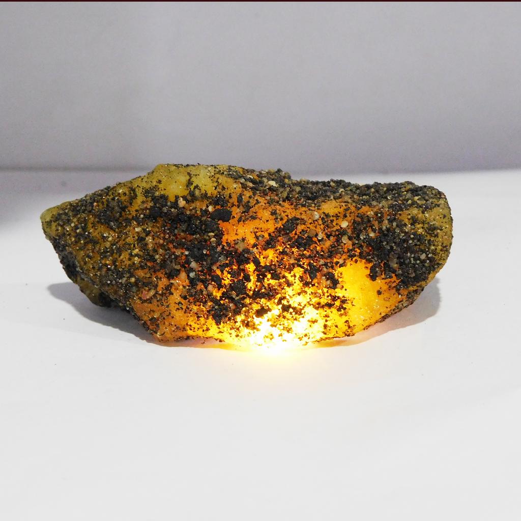 Natural Yellow Sapphire 331.90 Carat Dyed Uncut Rough Loose Gemstone