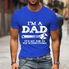 I'm A Dad T Shirt Men Vintage Wrench Tee Shirt It's My Job To Fix Everything Print Short Sleeve Shirt Casual Streetwear Camisete