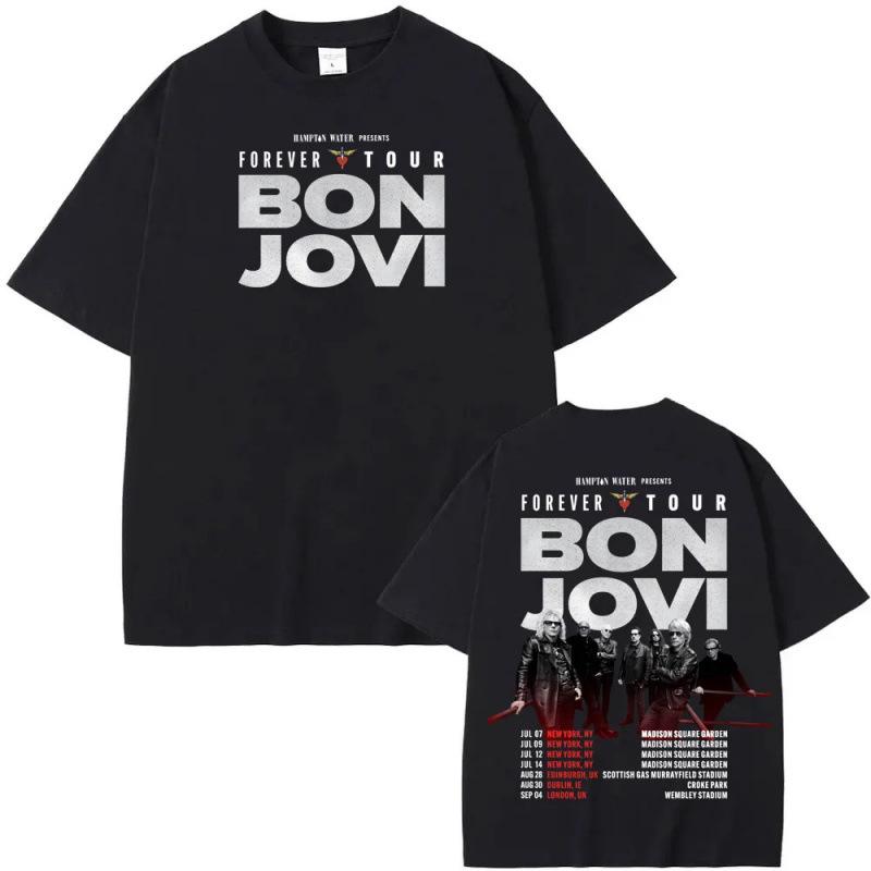 Bon Jovi Grunge Band Forever TOUR 2026 camiseta S