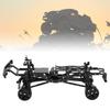 RC Car Chassis Frame Kit Aluminium Alloy Frame with Wheel Hubs for   SCX24 C10 1/24 RC Car