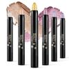 Boobeen 6-Pack Cream Eyeshadow Sticks - Waterproof Eyeshadow Pen Silk Crayon - Eye Brightener Stick Champagne Pen - Create Glitter Eye Makeup - Easy