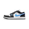 Air Jordan 1 Lake Blue Support Low Top Vintage Basketball Shoes Unisex Blue White 553558-165(Team282-)