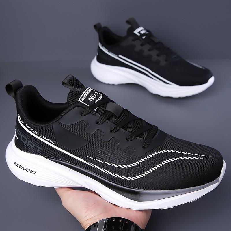 Sneakers Men's New Mesh Running Shoes Breathable and Lightweight Trend Shock-absorbing Casual Sports Shoes