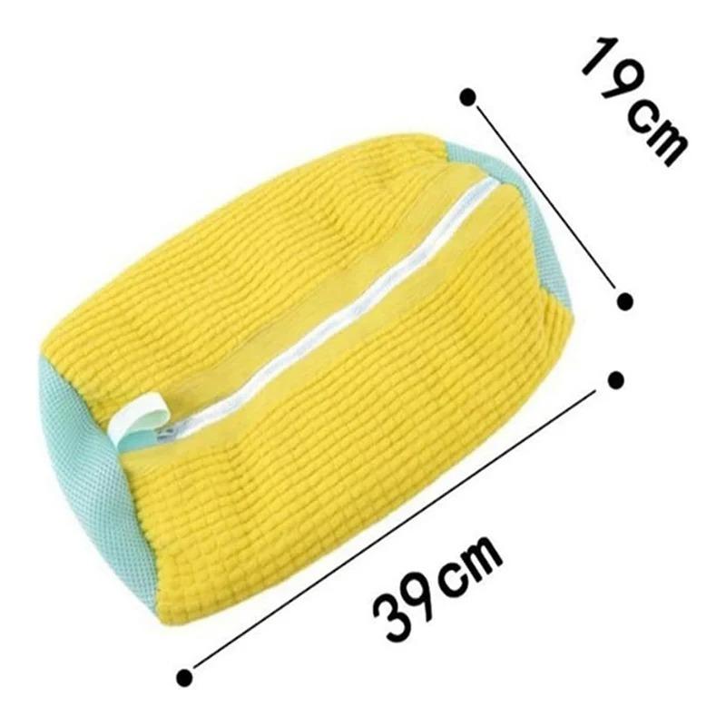 Washing Shoes Bag Padded Net Laundry Shoes Protector Fluffy fibers Polyester Sneaker Washing Friendly Laundry Bag Drying Bags