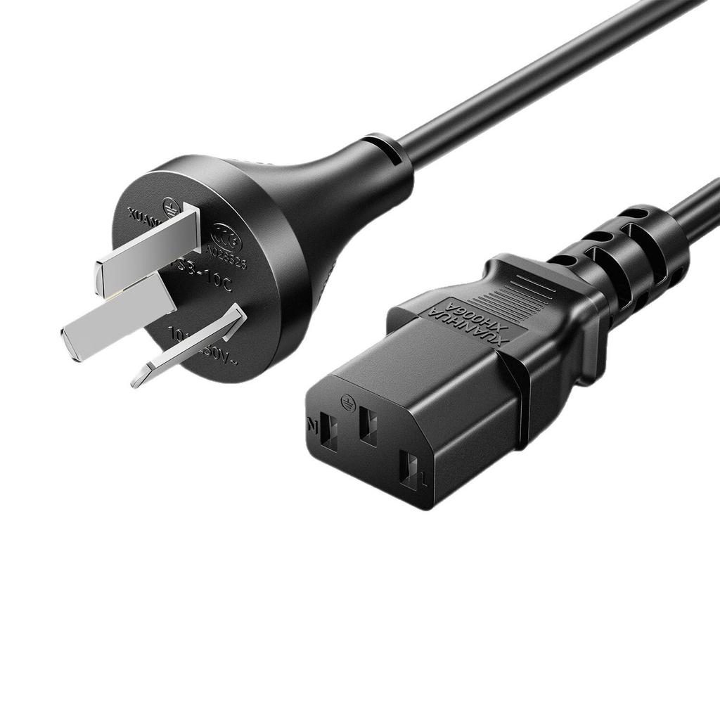 Biyaz Universelles C13 Stromkabel: Nationaler Standard Drei-Loch für Desktop-Computer und Reiskocher