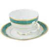 CANION WITS Vesuvio Teacup & Saucer, Western Design Tableware (Gifts, Home Use, Cafes, Restaurants, etc.) [Canyon Wits]