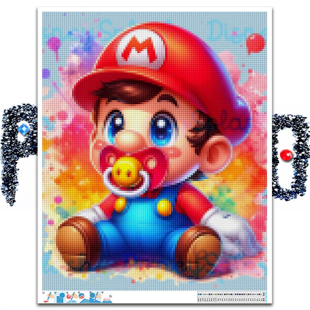 Disney Mickey Diamond Painting Kits Cute Lilo and Stitch Super Mario Home Decor Full Square&Round Mosaic Embroidery Cross Stitch