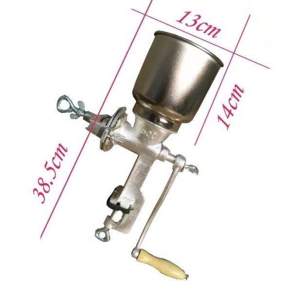 Cast Iron Hand-Crank Grinder for Grains, Nuts, and Herbs