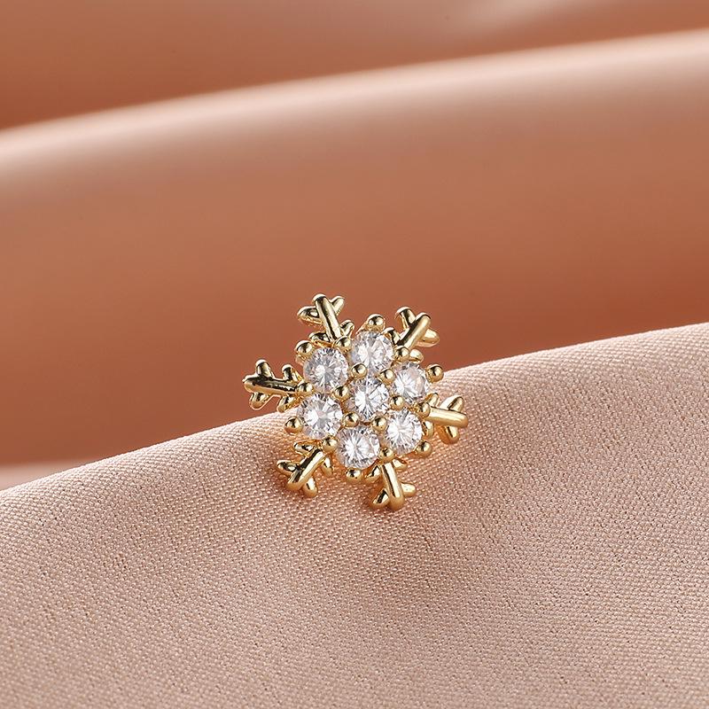 

High-End Women s Anti-Exposure Brooch: Copper Zircon Lapel Pin & Corsage Decor