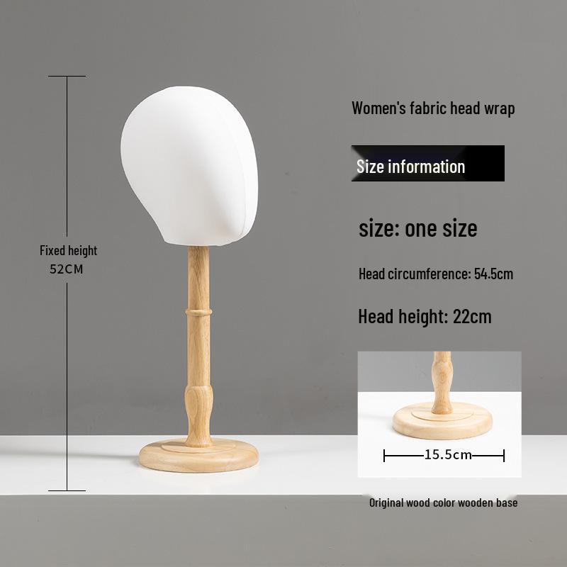 Adjustable Fabric Head Mannequin Stand with