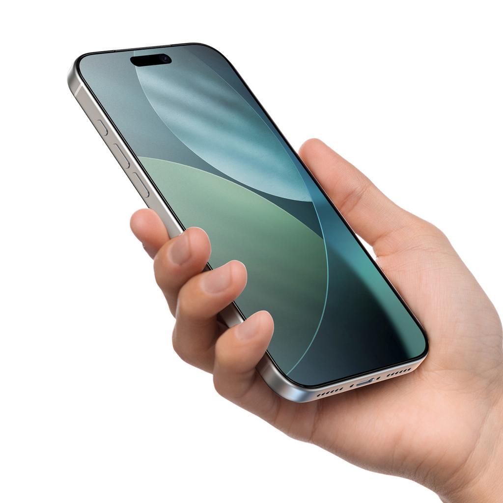 Szkło hartowane matowe na iPhone 17 Titan Matte FusionFilter 7