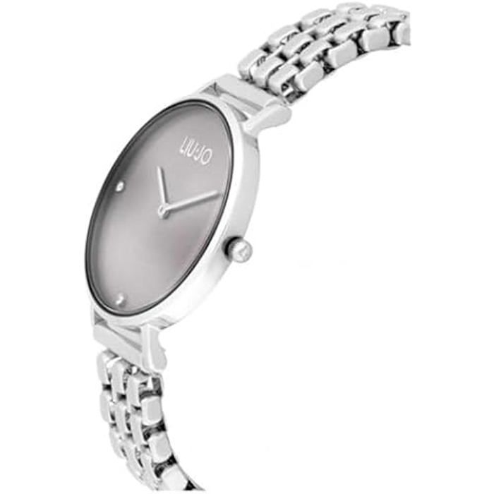 Montre Femme - LIU JO - TLJ2407 - Acier - Cadran Gris - Étanchéité 3 ATM