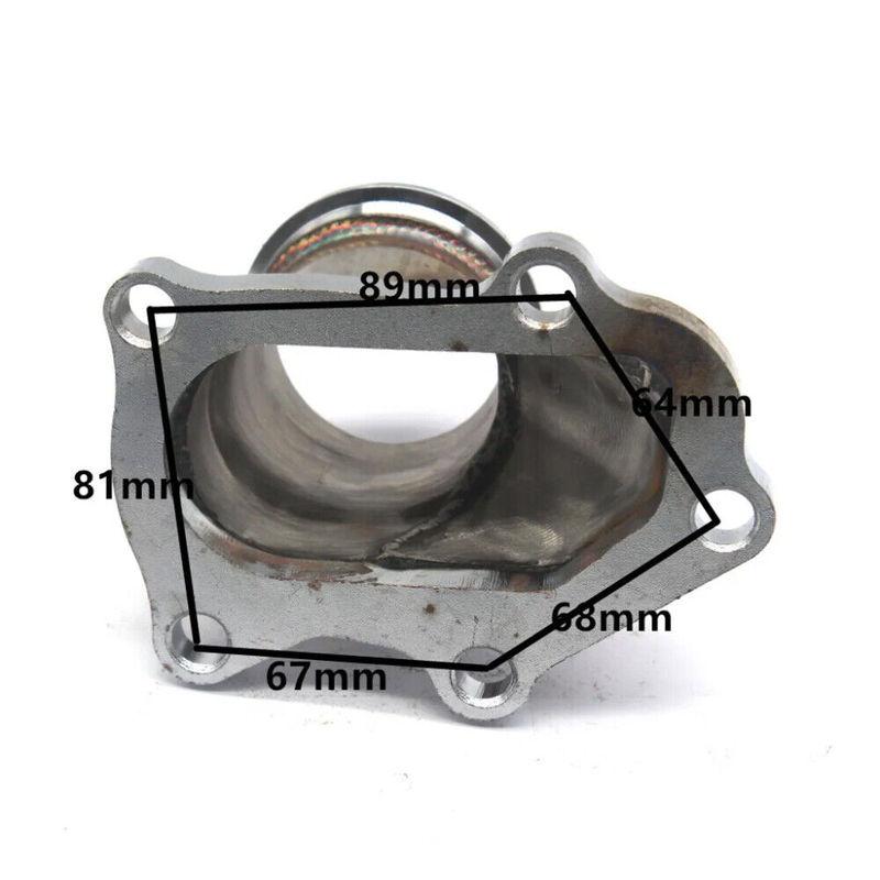 TD04 5 Bolt Downpipe Flange to 2.5" V Band Conversion Adaptor For Subaru WRX