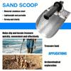 Sandskje for metallsøking Kraftig metalldetektor Strandfunn Skje Utstyr Redskaper Forsyninger Sandskje Hagegadgets