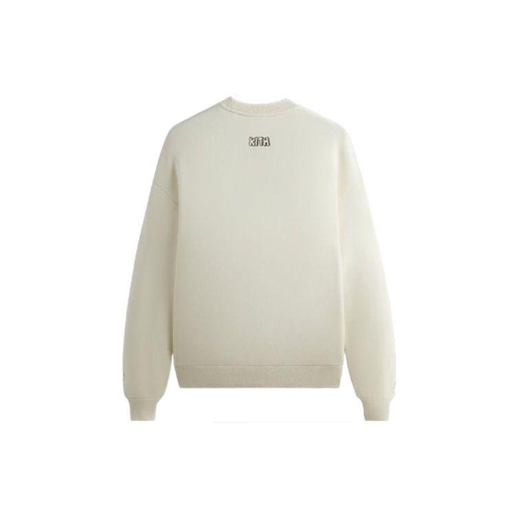 Kith For Mickey & Friends Astonished Goofy Vintage Crewneck Sandrift Unisex Tops Cream KHM031749-104
