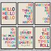Retro Inspirational Quote Canvas Poster Picture Canvas Painting Motivational Wall Art for Living Room Home Decor Mural Cuadros